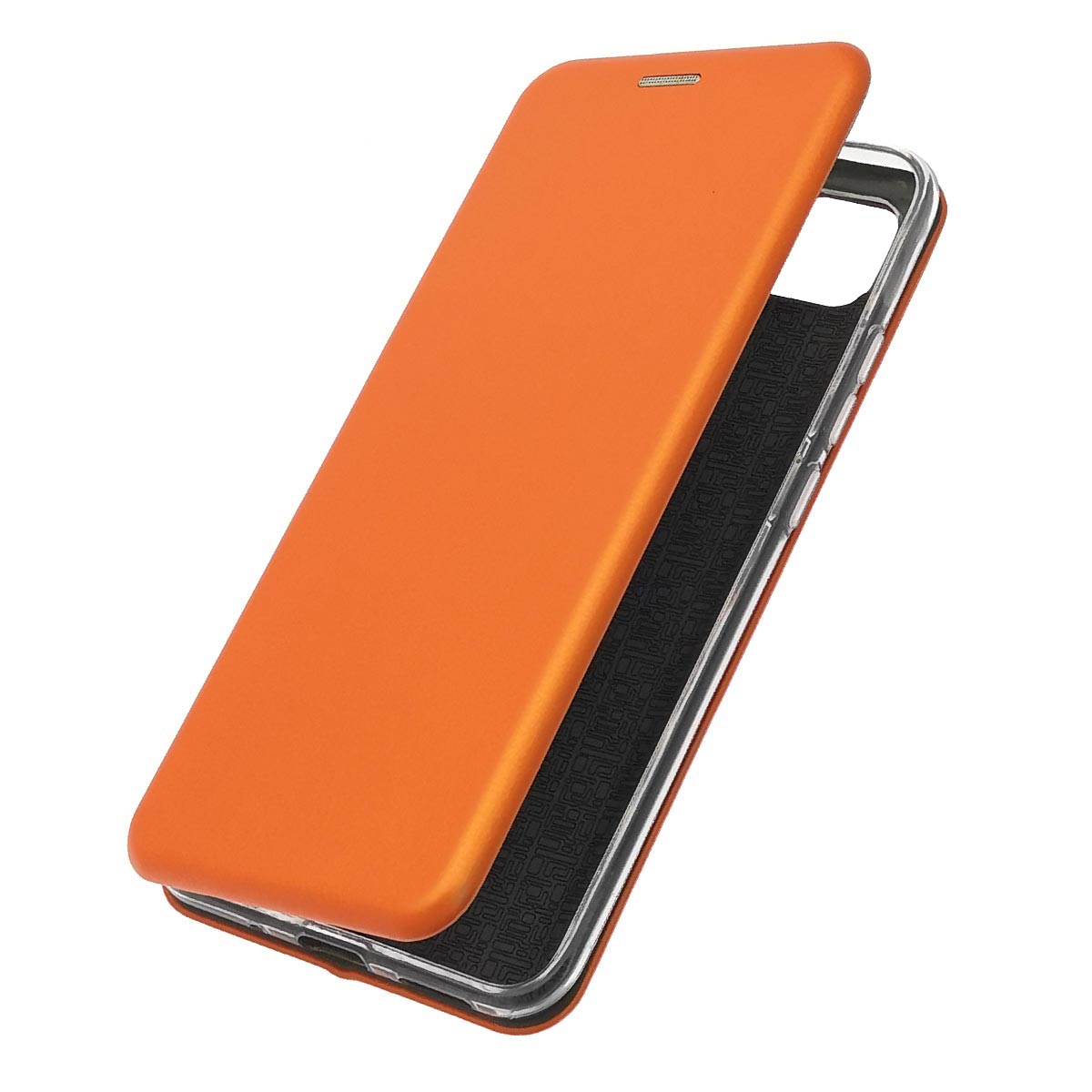Чехол книжка STYLISH для XIAOMI Redmi 9C, Redmi 10A, экокожа, визитница, цвет оранжевый