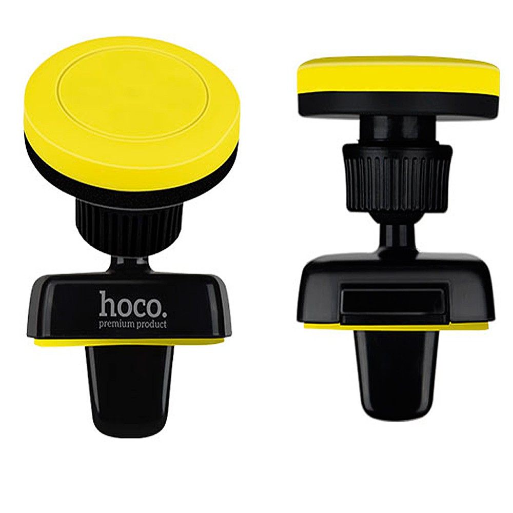 HOCO CA16 Автомобильный держатель магнитный HOCO CA3 Outlet, цвет чёрно-жёлтый