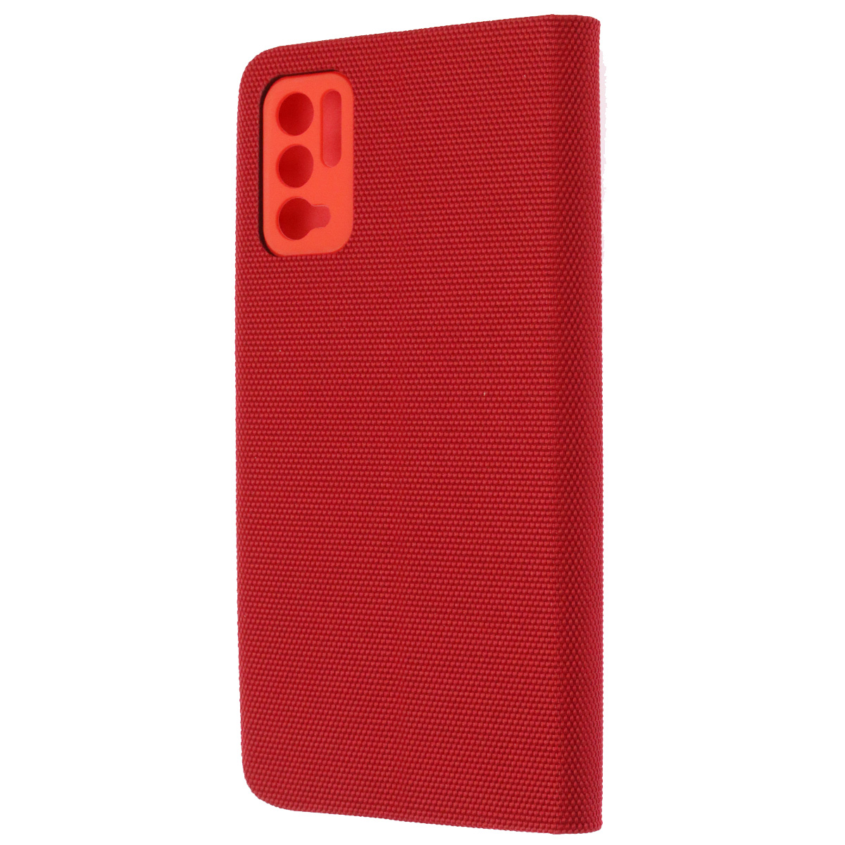 Чехол книжка MESH для XIAOMI POCO M3 Pro, XIAOMI Redmi Note 10T, Redmi Note 10 5G, текстиль, силикон, бархат, визитница, цвет красный