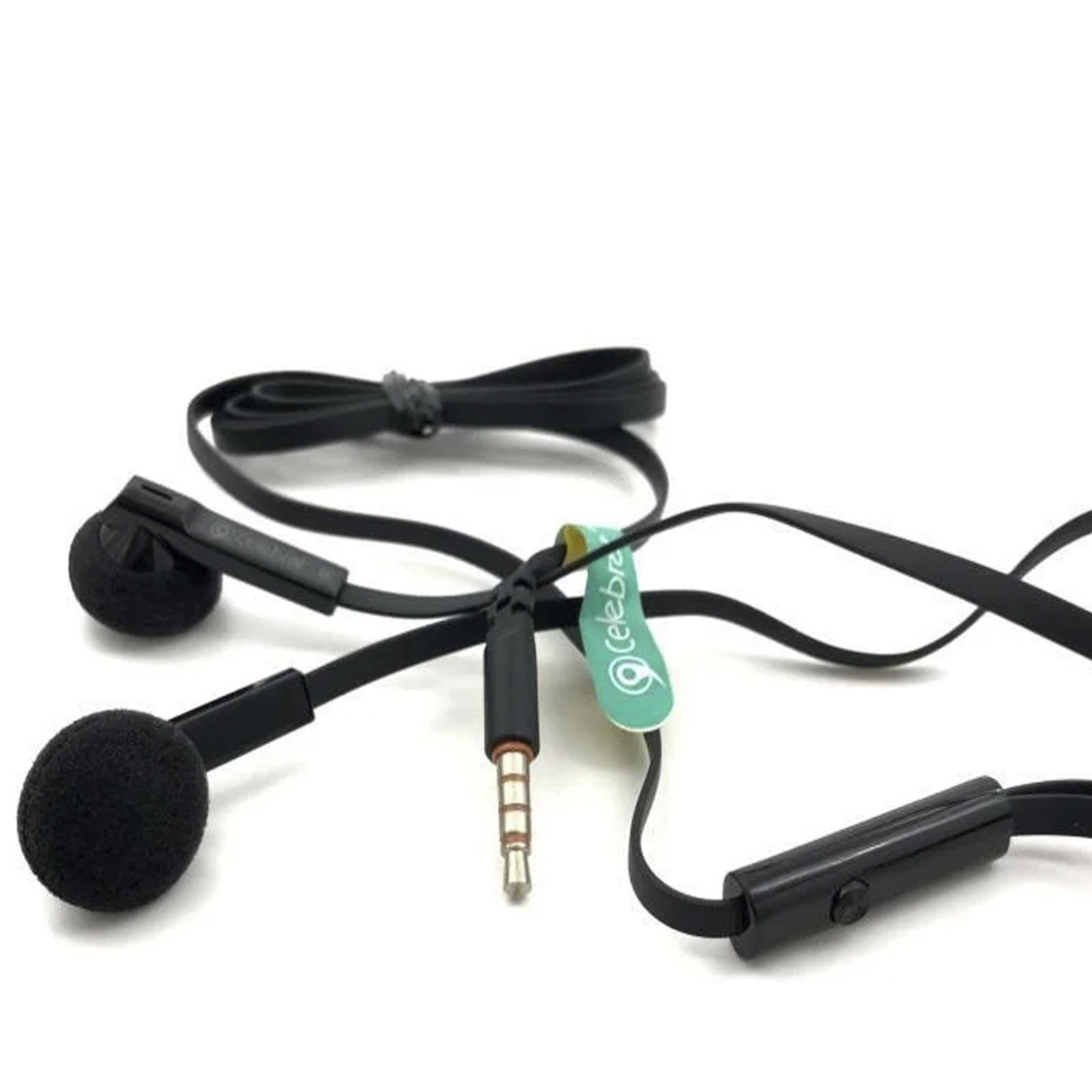 Гарнитура (наушники с микрофоном) проводная, CELEBRAT D4, длина 1.2 метра, цвет черный