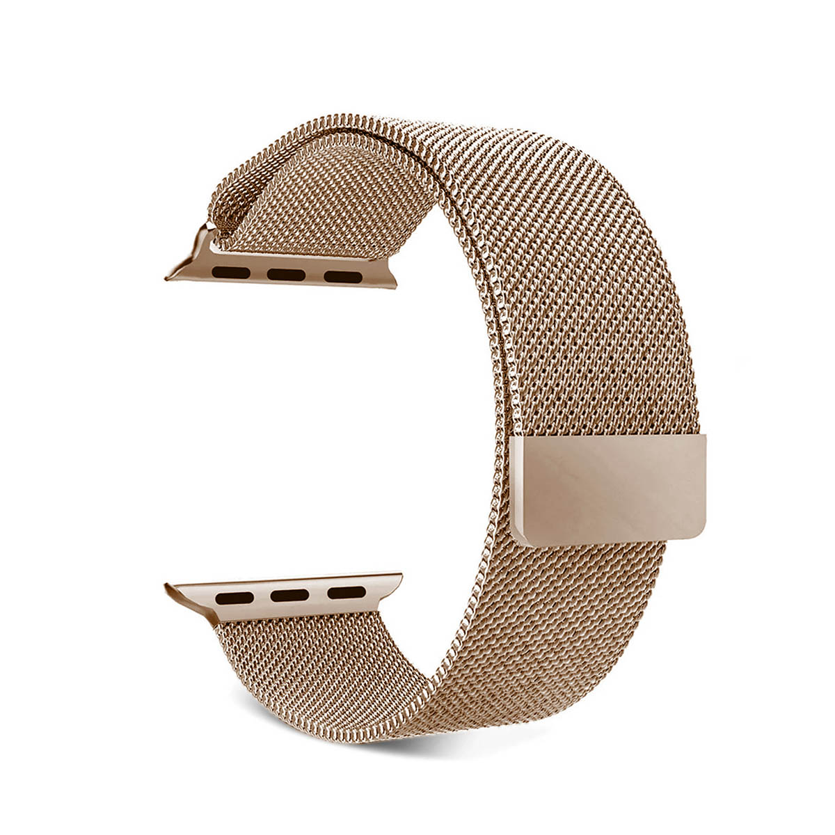 Ремешок для APPLE Watch, сетчатый, миланская петля Milano Loop, 38 - 40 mm, цвет песочно золотистый