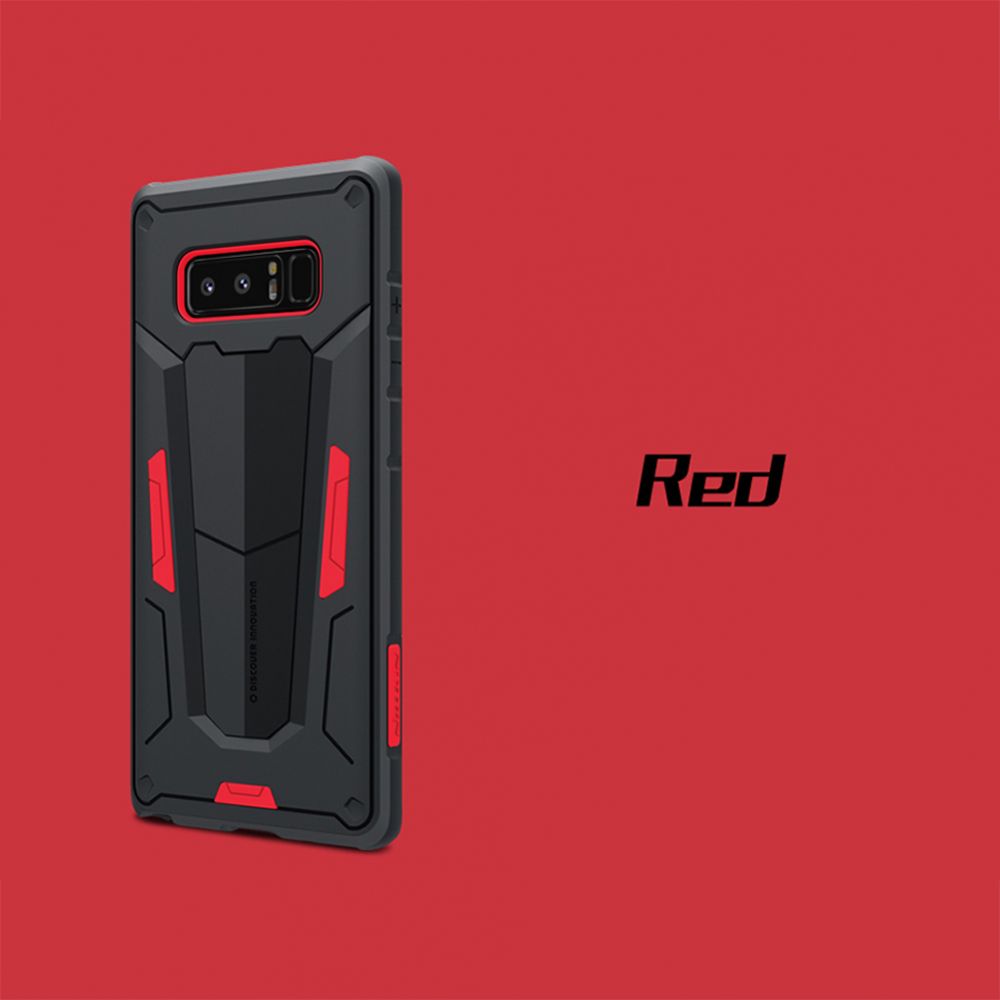 Чехол накладка Defender II Nillkin для SAMSUNG Galaxy Note 8, пластик, цвет красный.