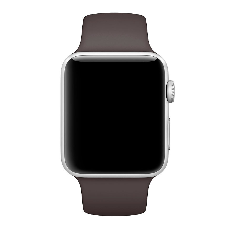 Ремешок для Apple Watch спортивный "Sport", размер 42-44 mm, цвет бежево-серый.