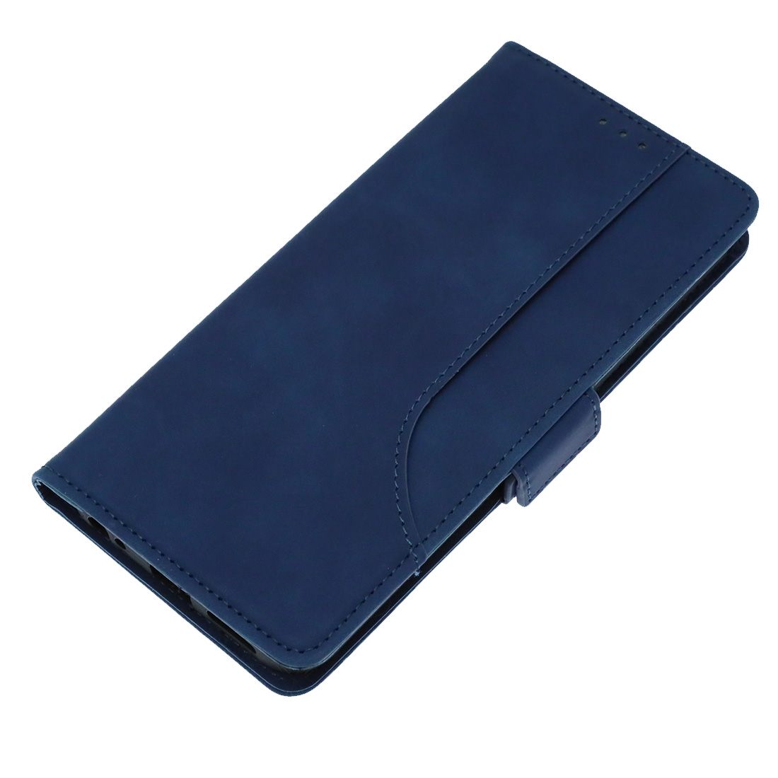 Чехол книжка NICE для TECNO Spark Go 1,  POP 9 4G, защита камеры, экокожа, визитница, цвет темно синий