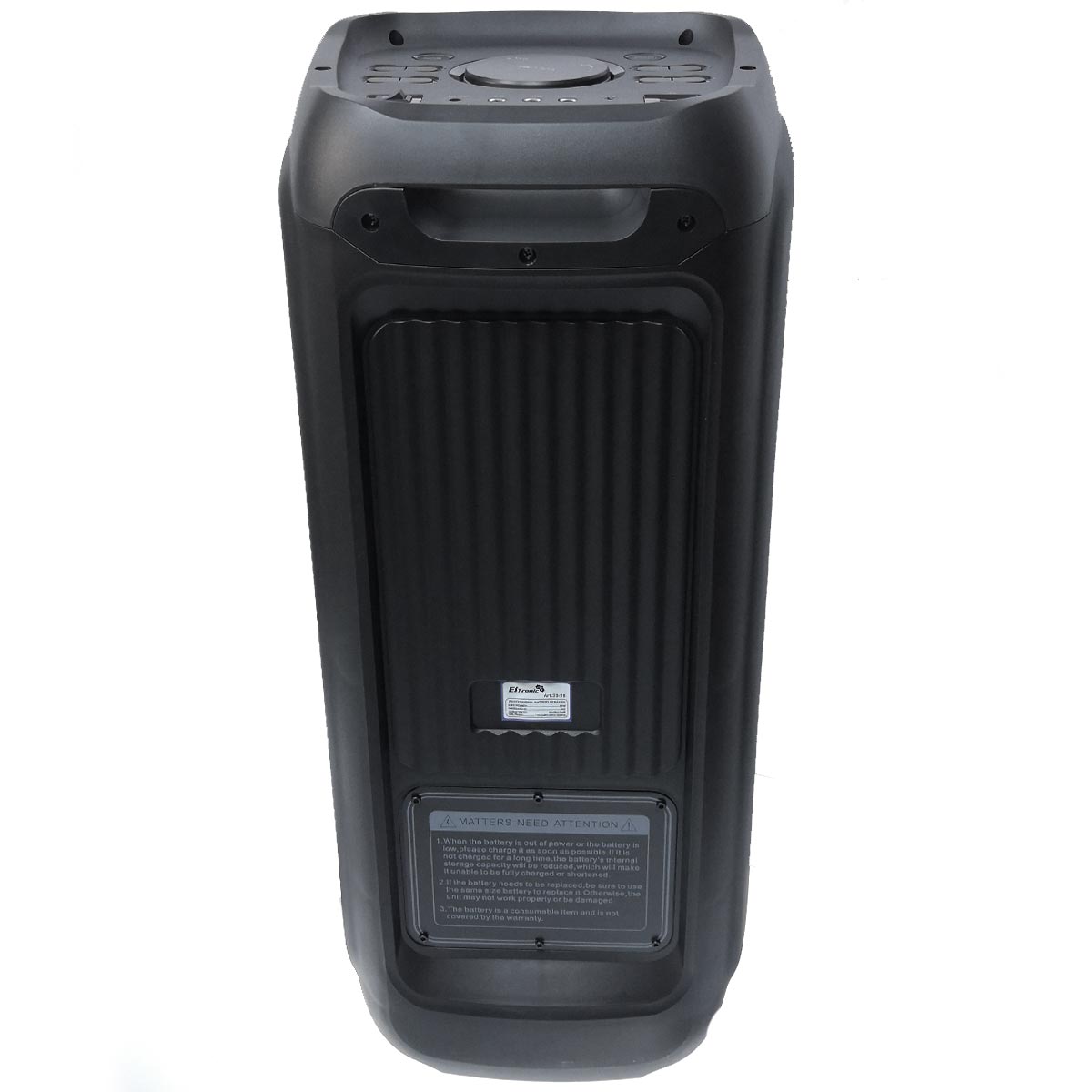 Активная акустическая система (комбик) 8"х2 Eltronic EL 20-26 FIRE BOX 800 TWS, RGB подсветка, цвет черный (уценка)