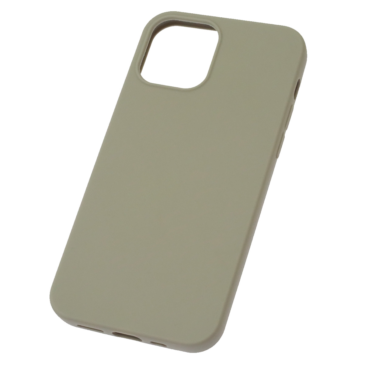 Чехол накладка Soft Touch для APPLE iPhone 12, iPhone 12 Pro (6.1"), силикон, цвет светло серый