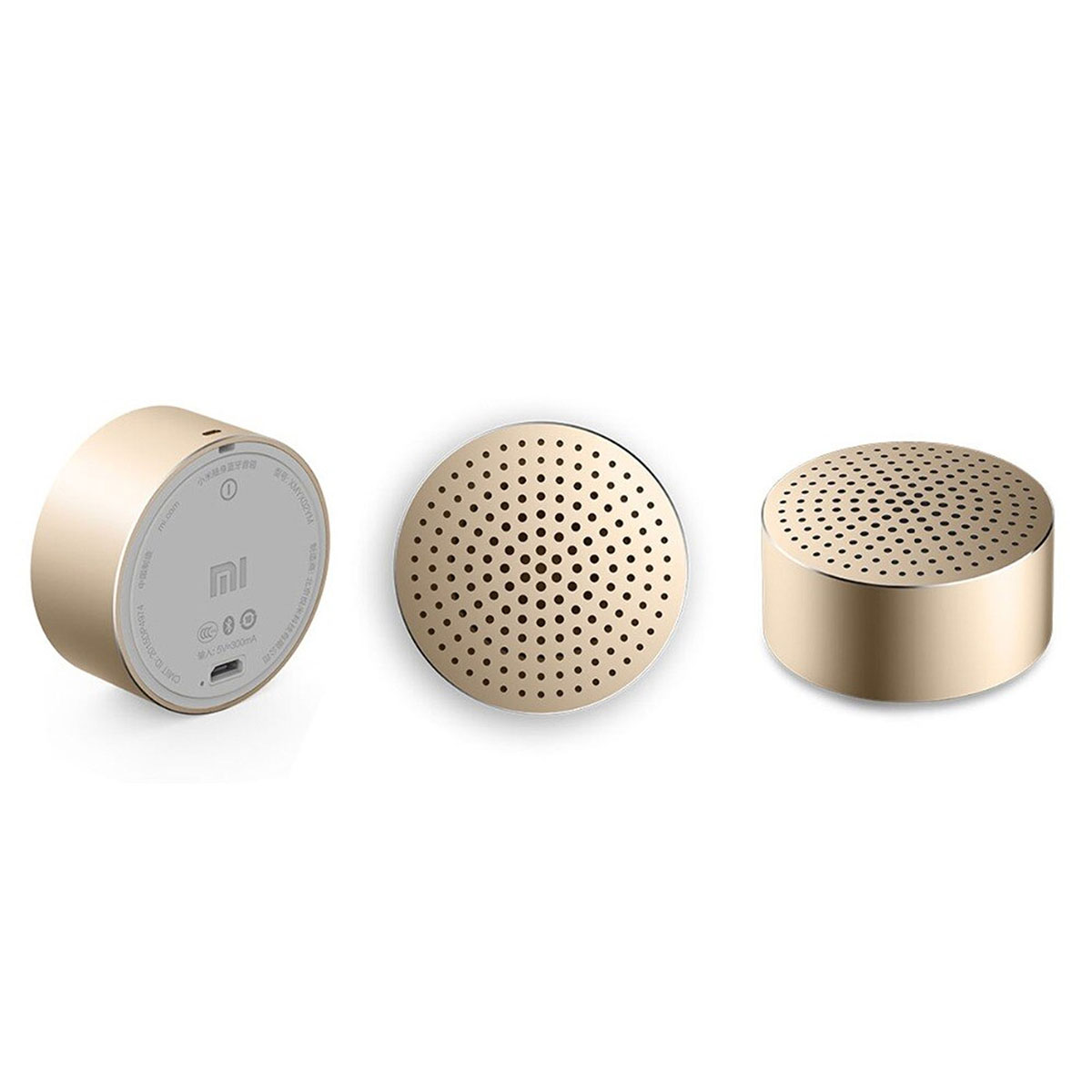 Портативная акустическая аудио колонка XIAOMI Mi Bluetooth Speaker Mini, цвет золотистый.