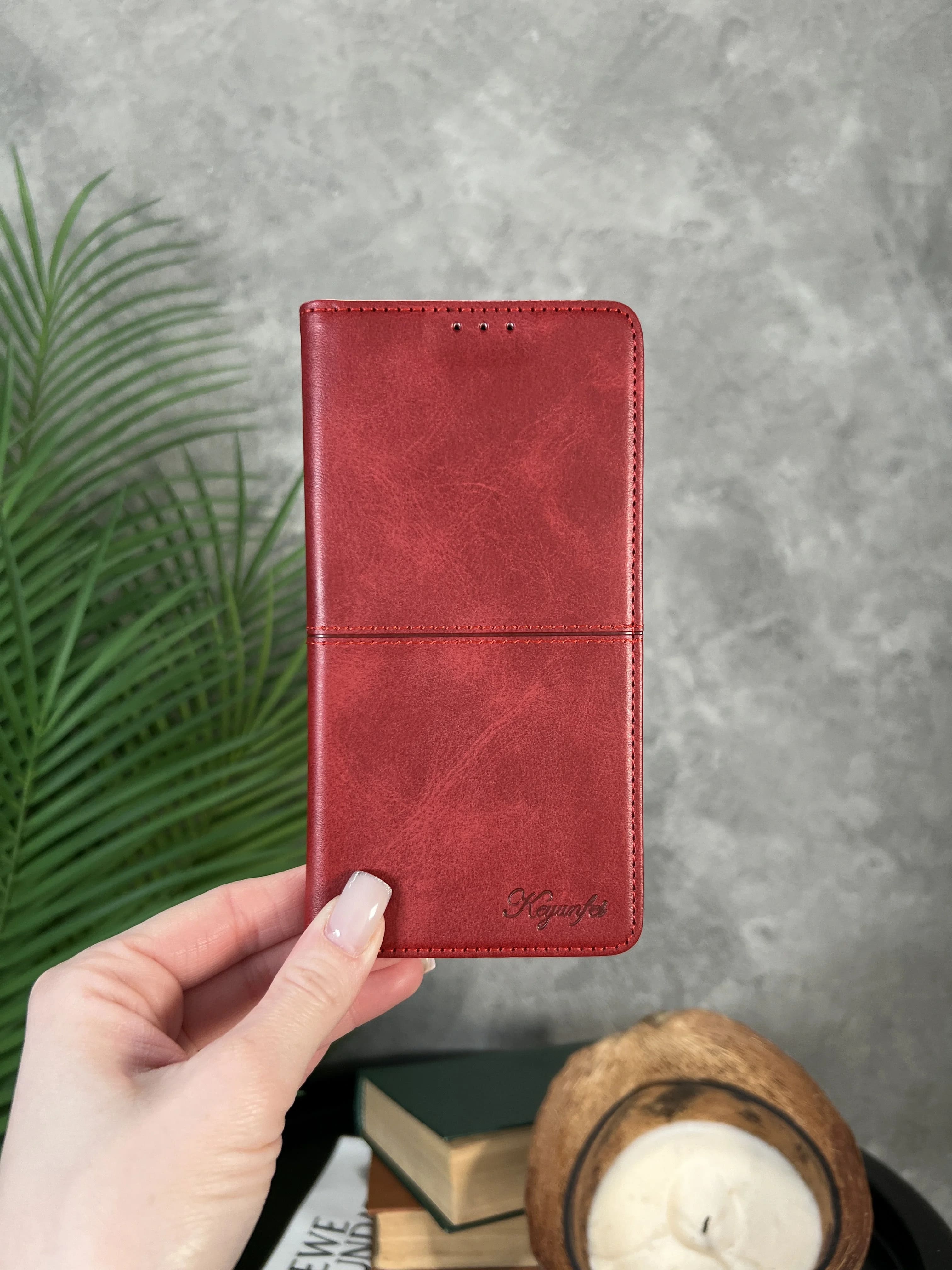 Чехол книжка elitcase для SAMSUNG Galaxy A07, защита камеры, цвет красный