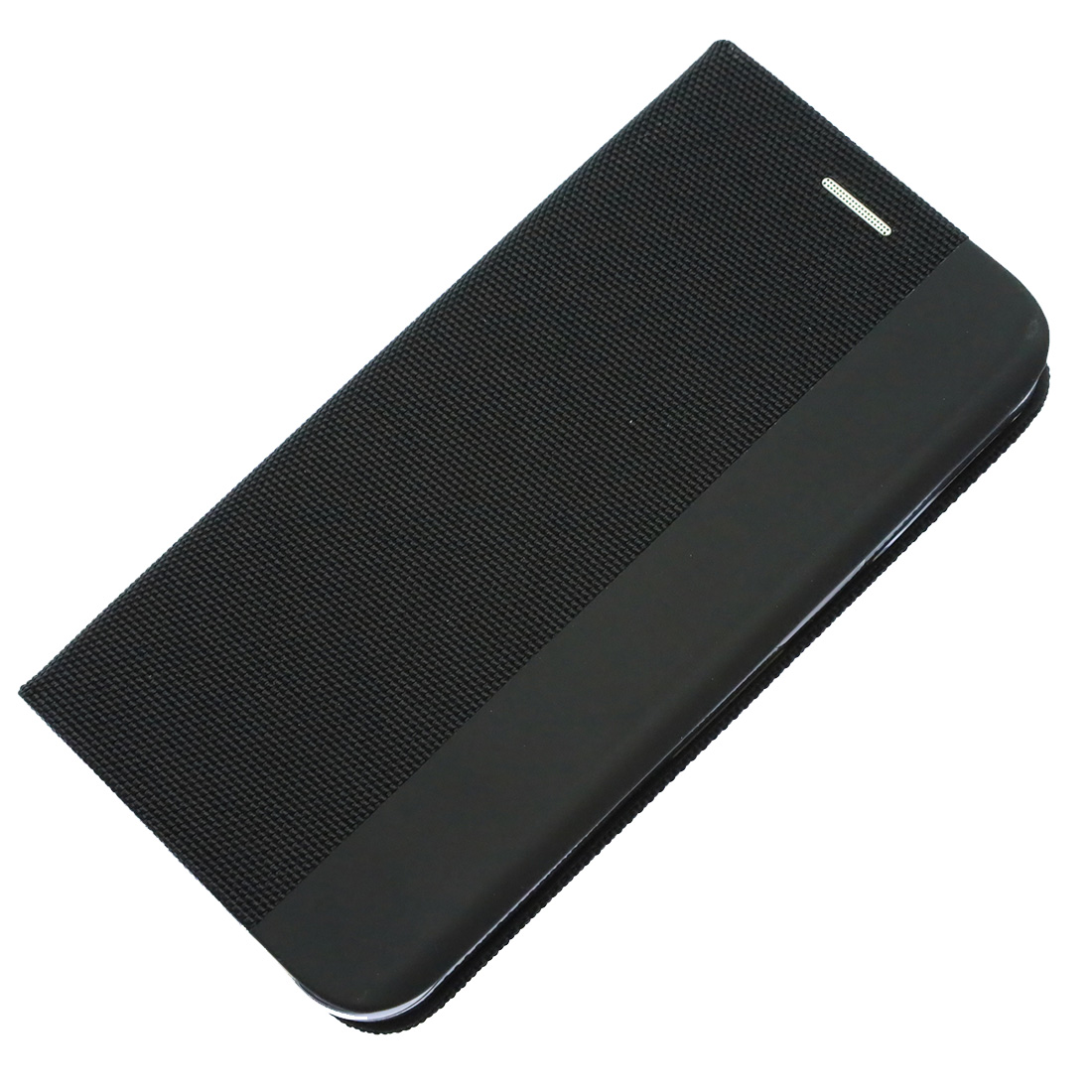 Чехол книжка MESH для APPLE iPhone 14 Pro, текстиль, силикон, бархат, визитница, цвет черный