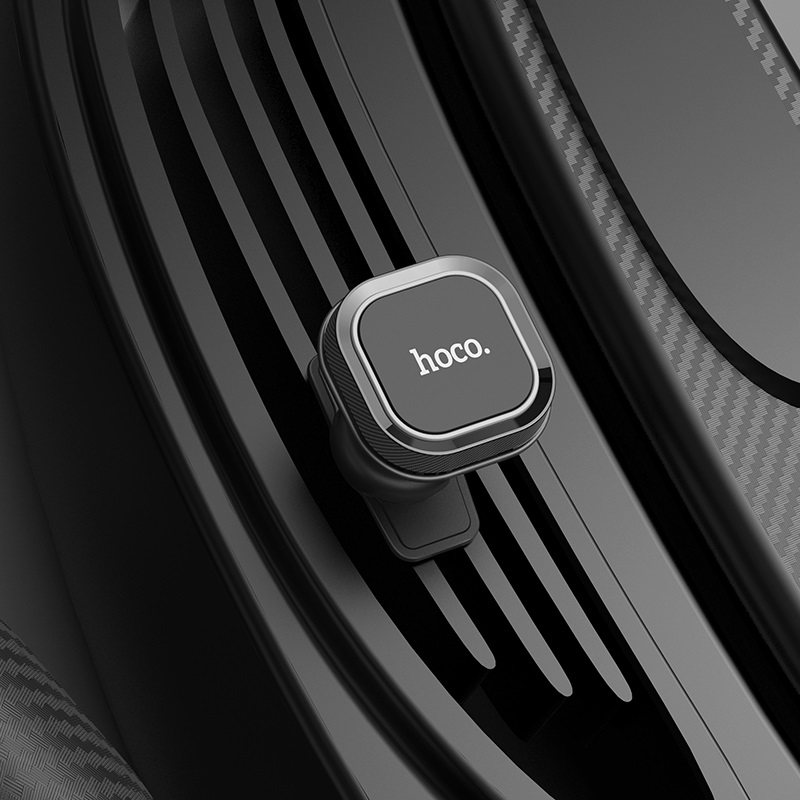 Автомобильный магнитный держатель HOCO CA52 Intelligent смартфона, в решетку воздуховода, цвет черный