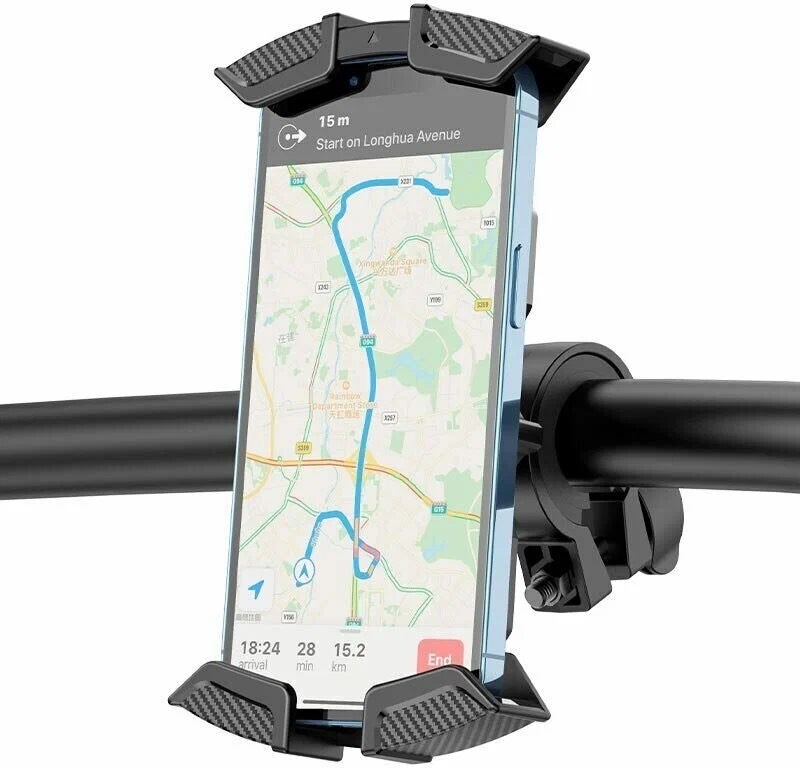 BOROFONE BH72 Airfly держатель для телефона на руль велосипеда, мотоцикла, цвет черный BOROFONE BH72 Airfly держатель для телефона на руль велосипеда, мотоцикла, цвет черный