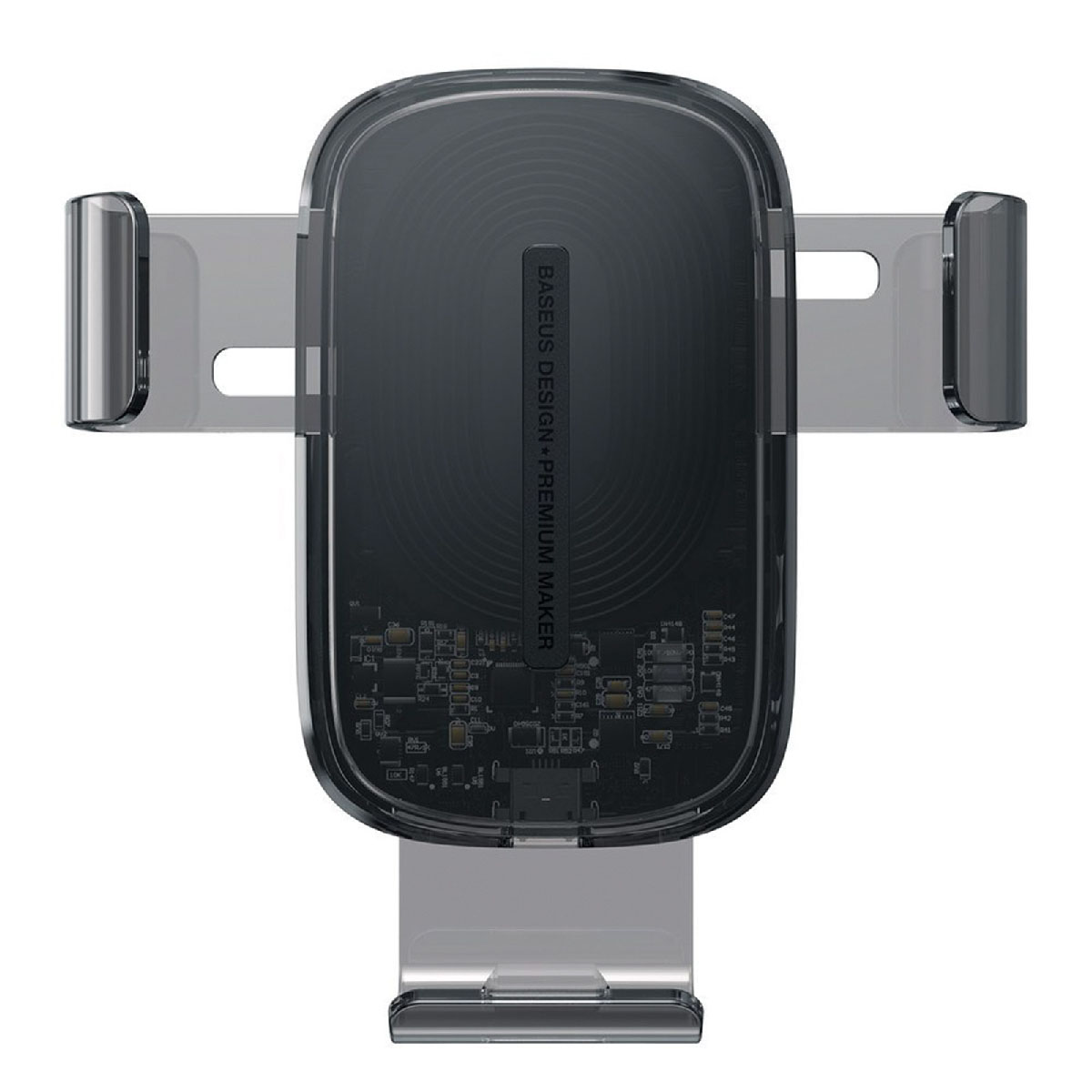BASEUS WXYL-K01 Explore Wireless Charger автомобильный держатель с беспроводной быстрой зарядкой, 15W, цвет черный.