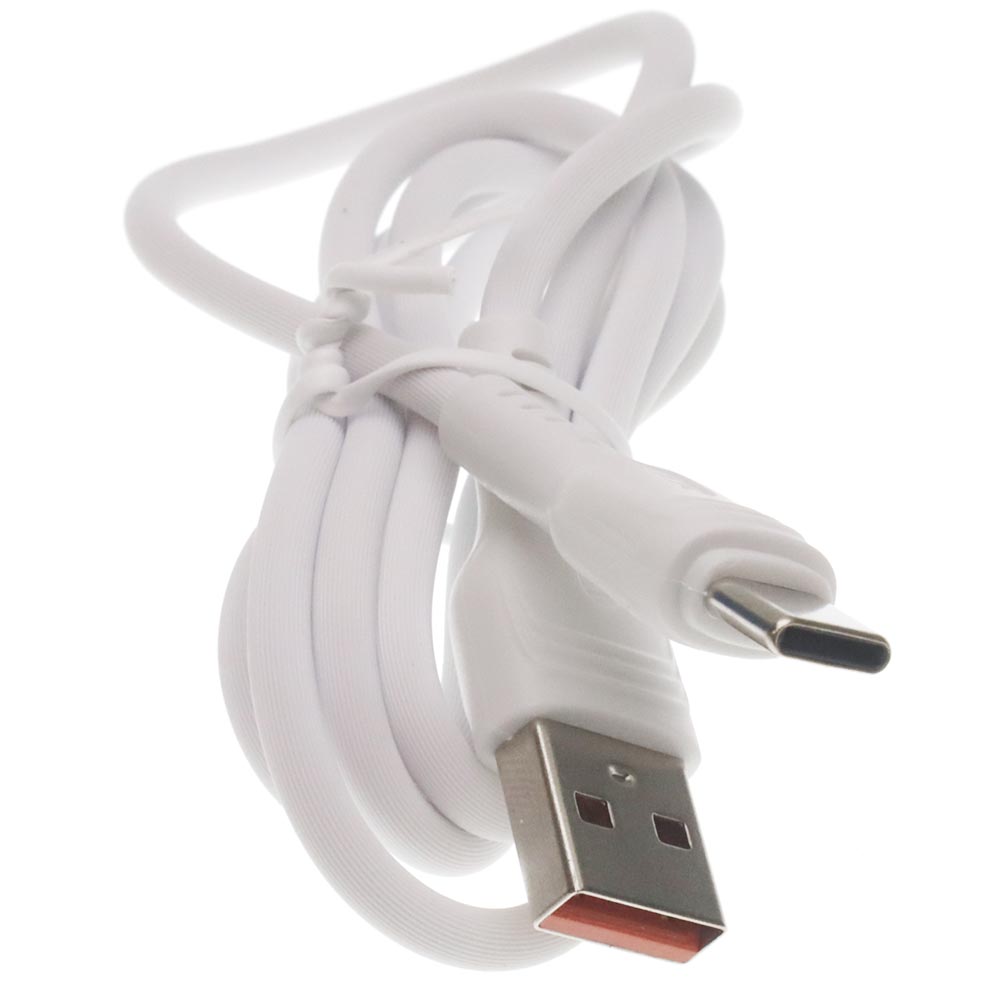 СЗУ (Сетевое зарядное устройство) KOOSDA KTC-NF03 с кабелем USB A на USB Type C, 20W, 1 USB A, 1 USB Type C, PD20W, QC3.0, длина 1 метр, цвет белый