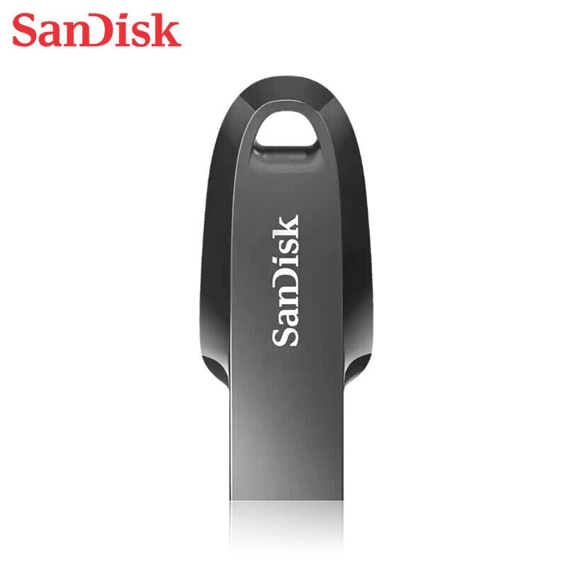 Флешка 32GB SanDisk Ultra Curve CZ550 SDCZ550-032G-G46, USB 3.2 gen 1, 100Mb/s, монолит, пластик, цвет черный