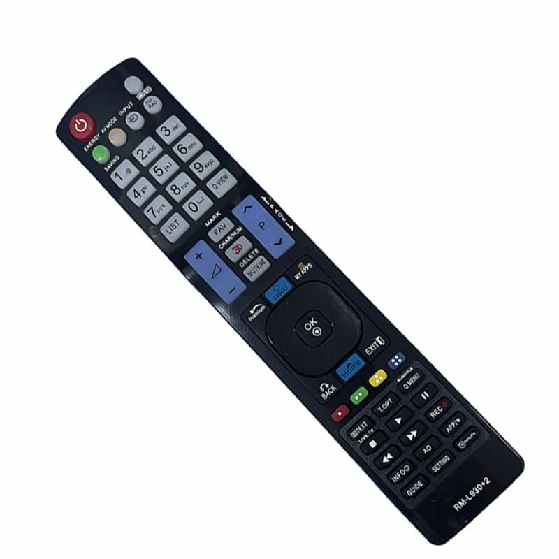 Пульт ДУ универсальный HOD1386 RM-L999 RU, RM-L930+2 для всех телевизоров LG, с подсветкой кнопок, цвет черный