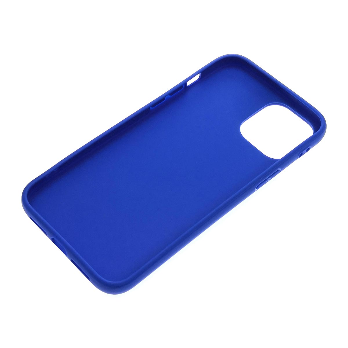 Чехол накладка для APPLE iPhone 12 Pro MAX (6.7"), силикон, цвет синий