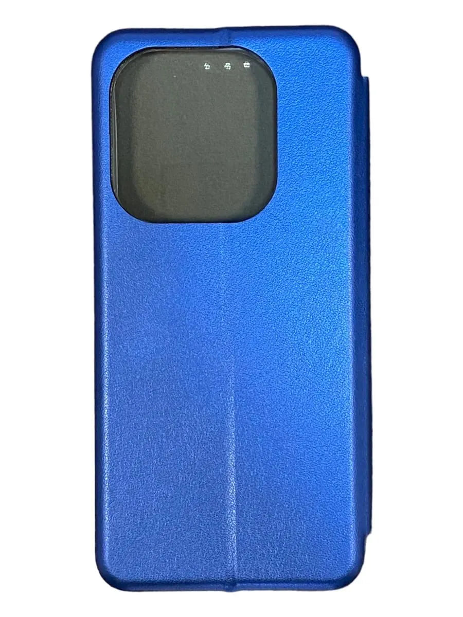 Чехол книжка STYLISH для Honor X6, Honor X8 5G, экокожа, визитница, цвет темно-синий