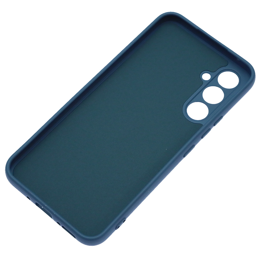 Чехол накладка NANO для SAMSUNG Galaxy A54 5G, силикон, бархат, цвет темно синий