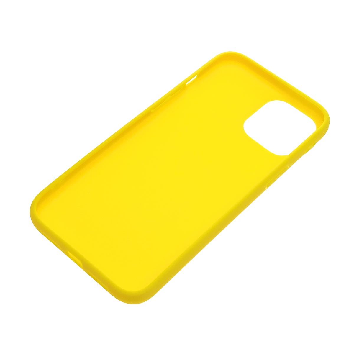 Чехол накладка для APPLE iPhone 12 Pro MAX (6.7"), силикон, цвет желтый