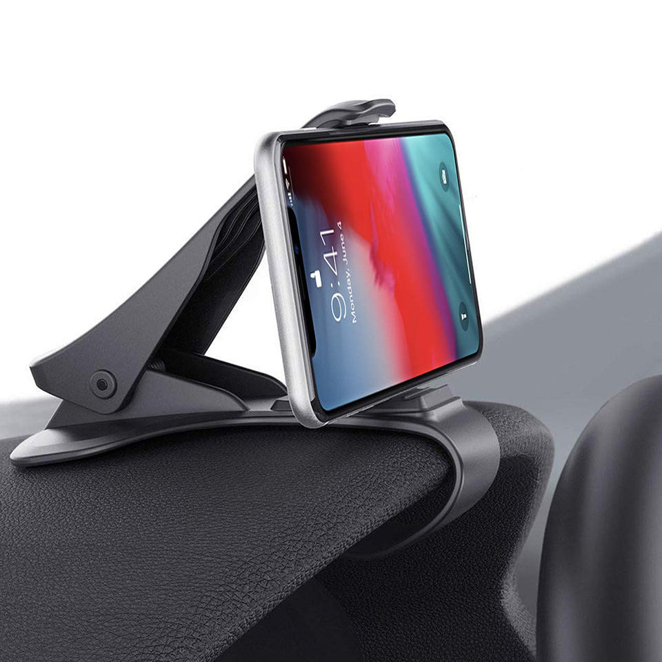 Автомобильный держатель с зажимом CAR JASHBOARJ для смартфонов с креплением на торпеду, цвет черный | Все по 150