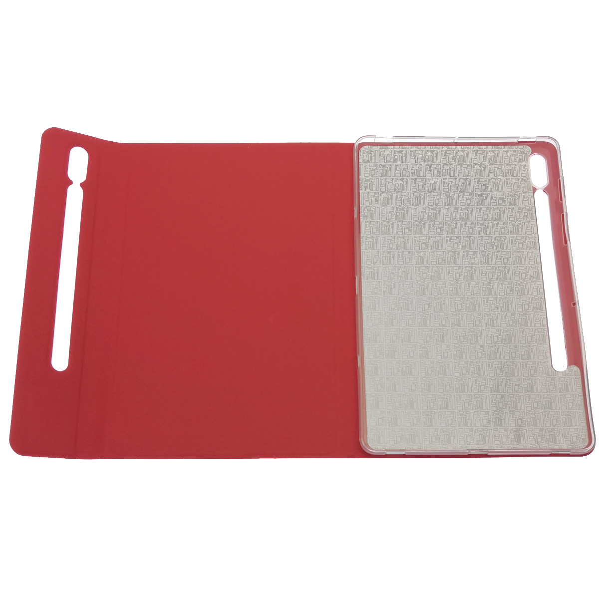 Чехол книжка Book Cover для планшета SAMSUNG Galaxy Tab S7 11.0" (SM-T870, SM-T875), экокожа, с магнитом, цвет красный