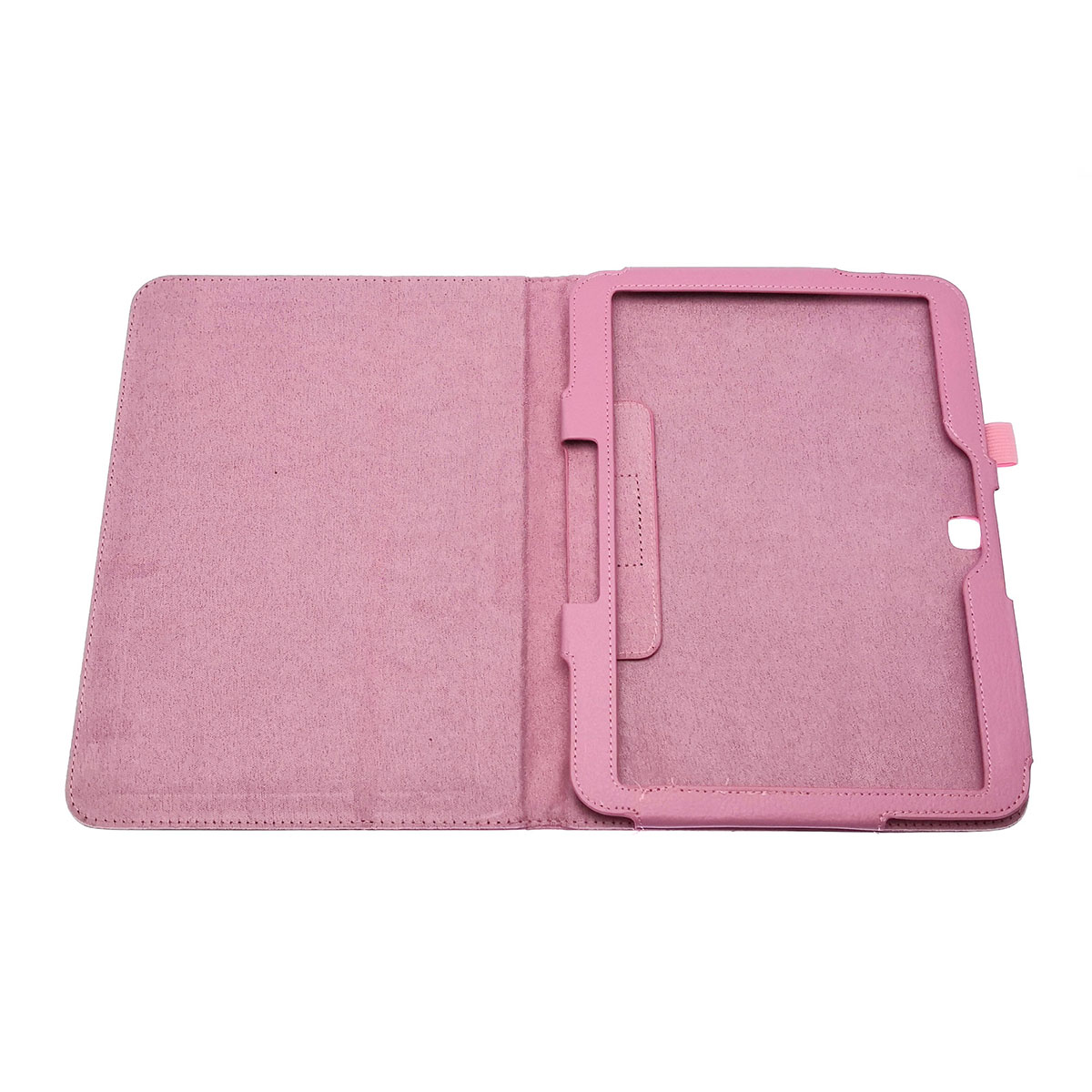 Чехол книжка для SAMSUNG Galaxy Tab 4 10.1 (SM-T530), экокожа, цвет розовый.