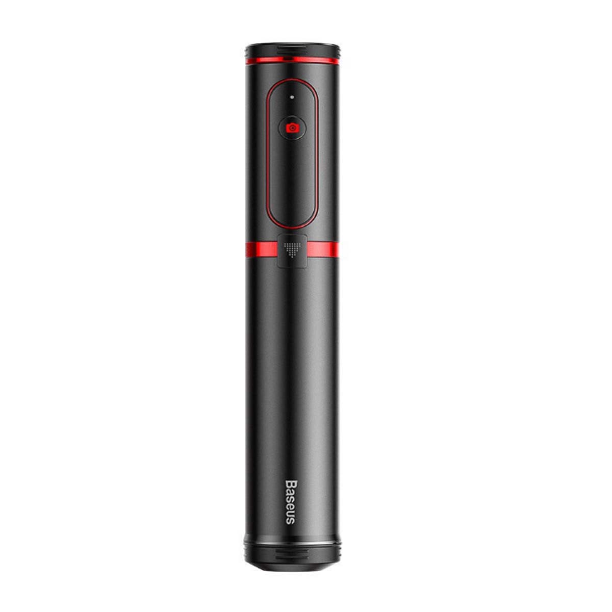 Держатель телескопический, монопод, селфи палка Baseus Fully Folding Bluetooth, цвет черно красный