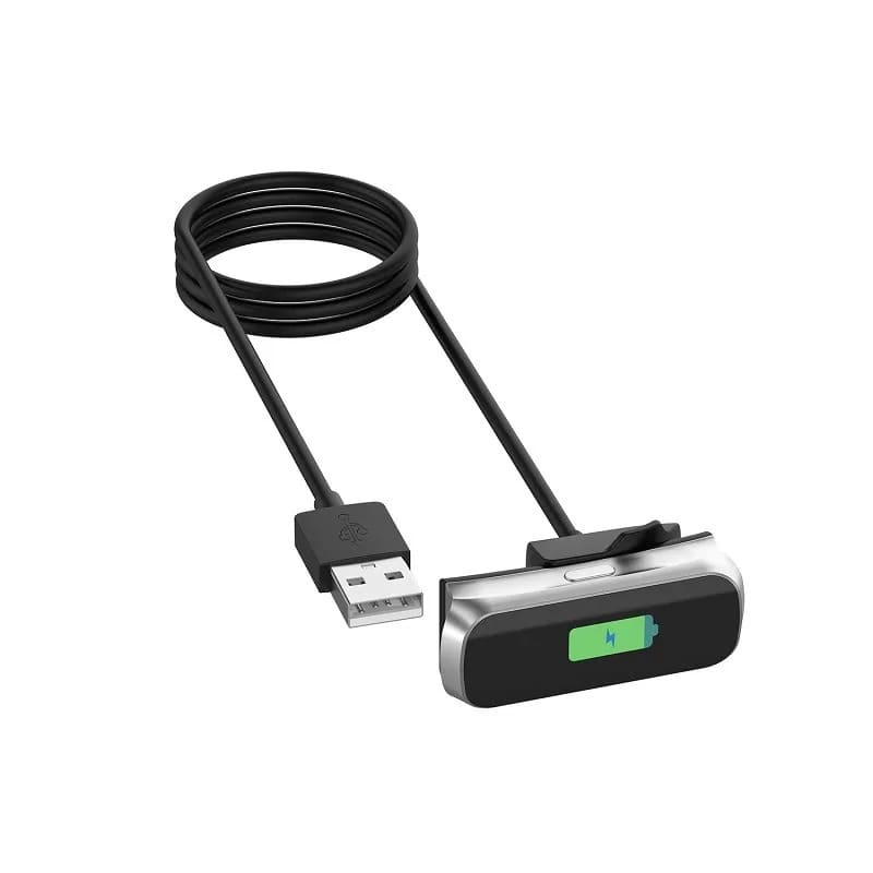 USB-зарядное устройство, магнитный кабель 2 pin, док-станция для смарт часов Samsung Galaxy Fit E (SM-R375), цвет черный