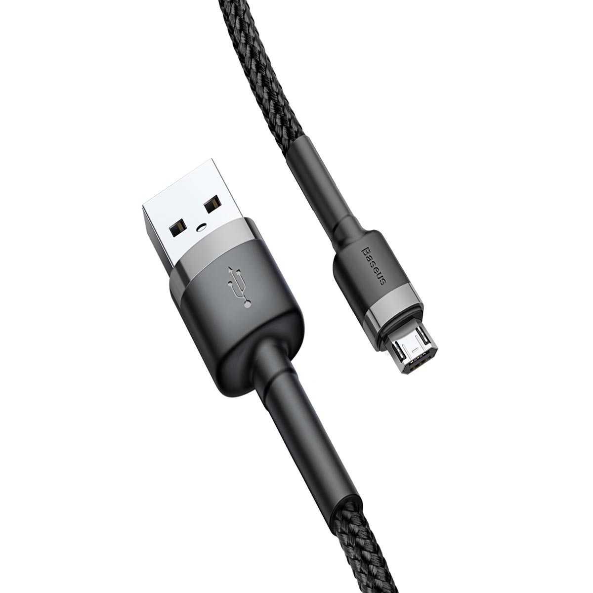 Кабель BASEUS Cafule Micro USB, 2.4А, длина 1 метр, цвет черный