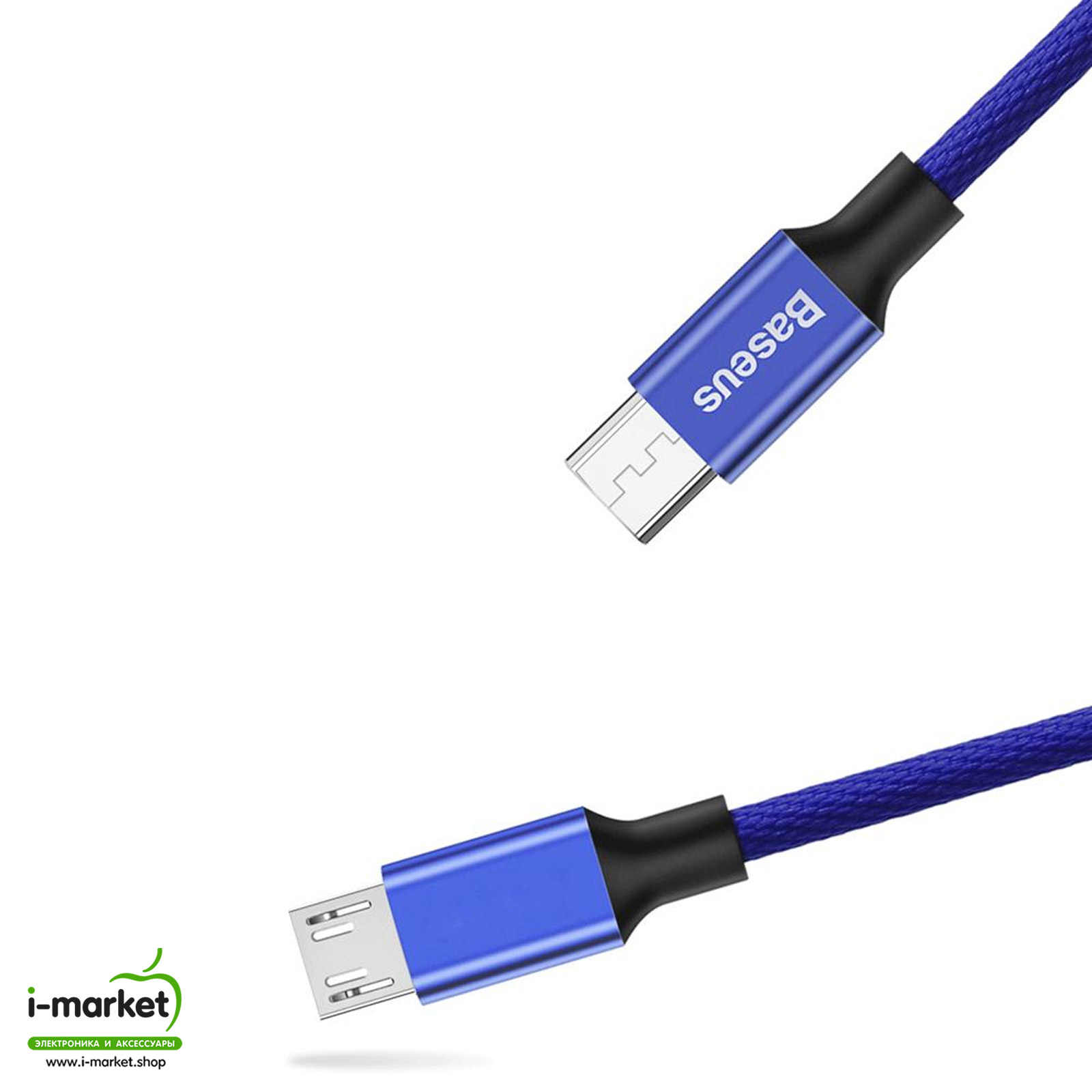 Кабель Micro-USB, Baseus Yiven Series, 2A, длина 1 метр, цвет синий