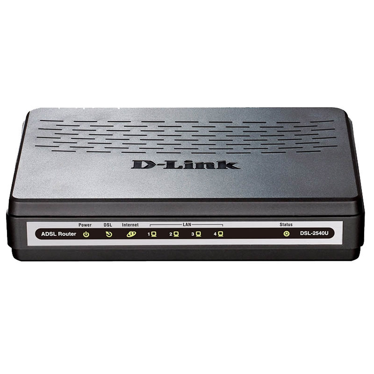 Роутер, маршрутизатор ADSL D-LINK DSL-2540U, ADSL2/2+ (AnnexA/L/M), цвет черный