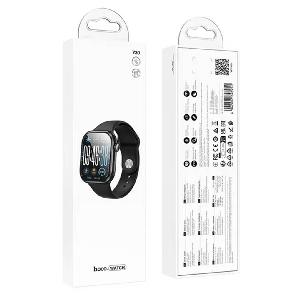 Смарт часы HOCO Y30 Smart sports watch (call version), цвет черный