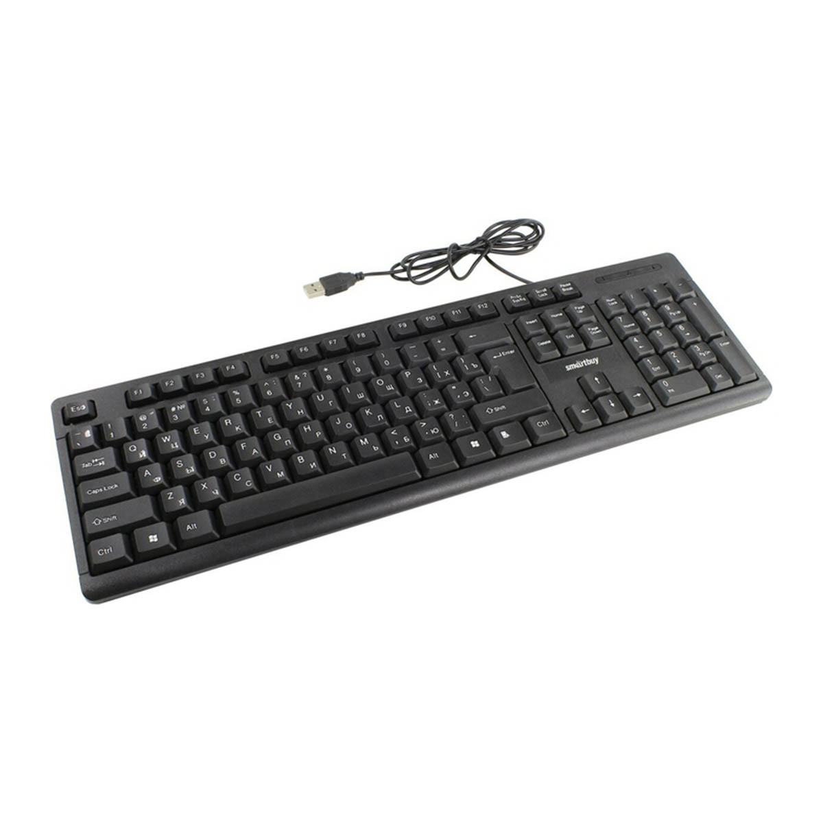 Клавиатура проводная SMARTBUY ONE 112, USB, цвет черный