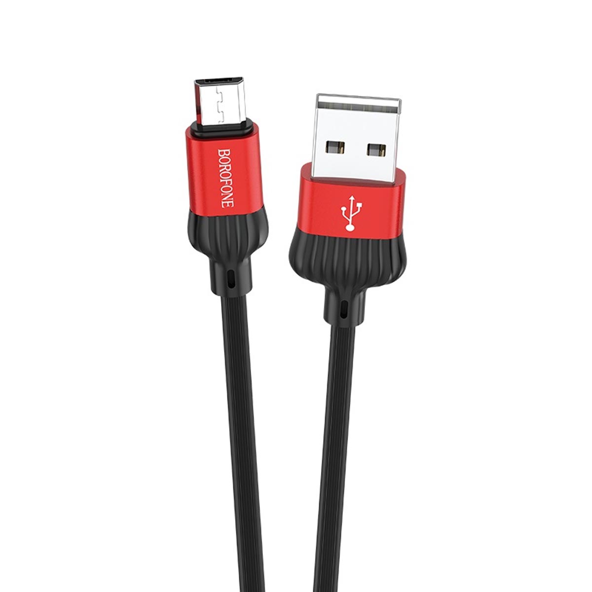 Кабель BOROFONE BX28 Dignity Micro USB, 3A, длина 1 метр, силикон, цвет красный
