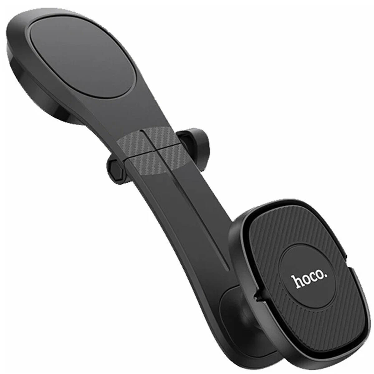 Автомобильный магнитный держатель HOCO CA61 для смартфона, цвет черно серебристый