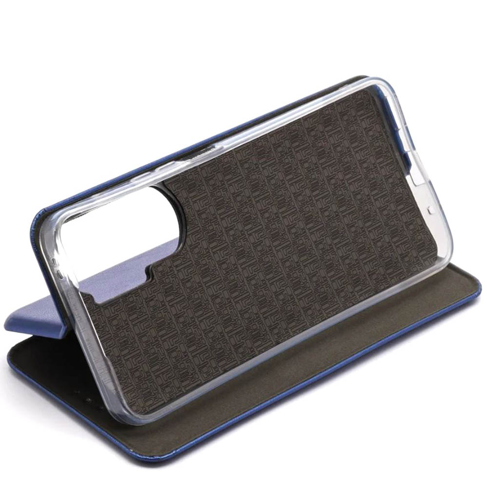 Чехол книжка STYLISH для HUAWEI Honor 90 Lite, экокожа, визитница, цвет синий