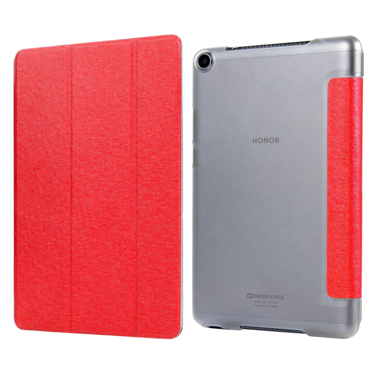Чехол Smart Case для HUAWEI MediaPad M5 Lite 8.0" (JDN-L09), Honor Pad 5 8.0", цвет красный.