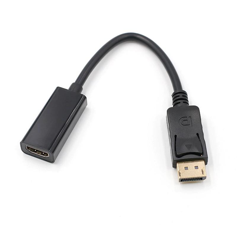 Кабель адаптер-конвертер Display Port (DP) Male (Папа) на HDMI Female (Мама).