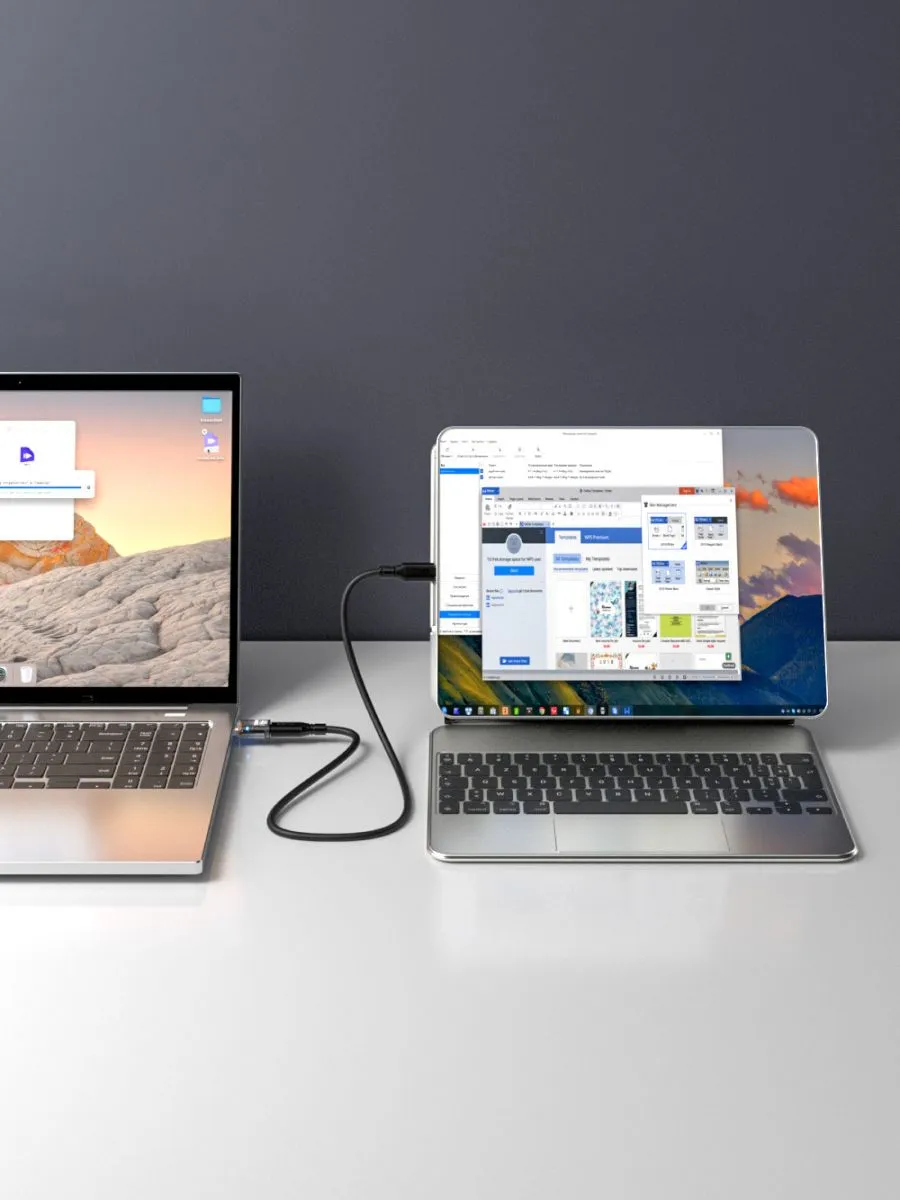 OTG переходник, адаптер 120W (10Gbps) с USB (папа) на Type-C (мама), быстрая зарядка, цвет черный