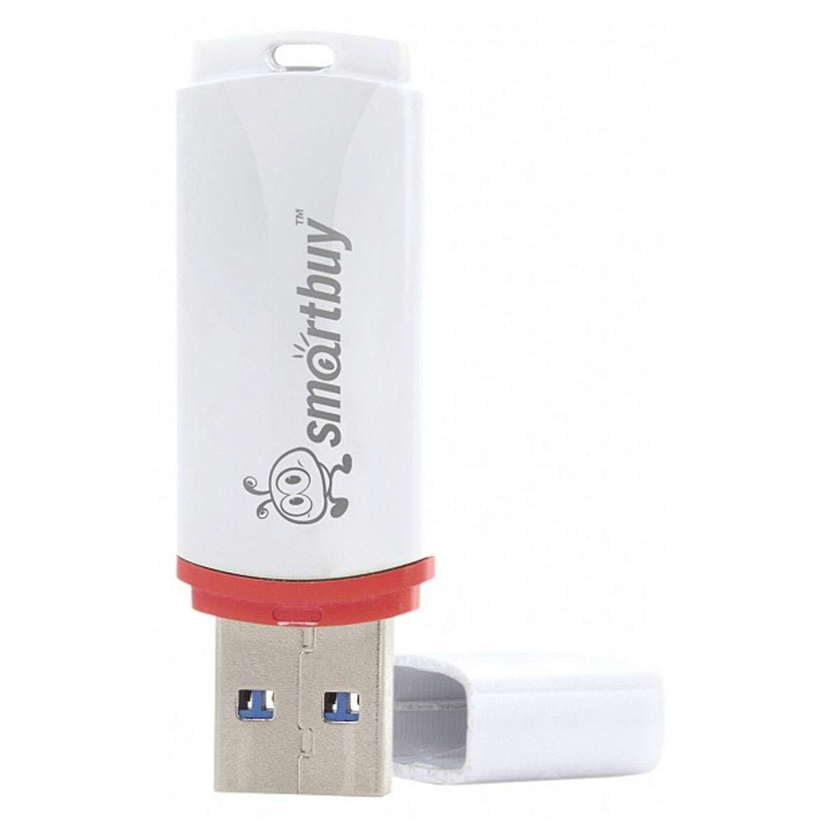 Флешка SMARTBUY Crown, USB 2.0, 8GB, цвет белый