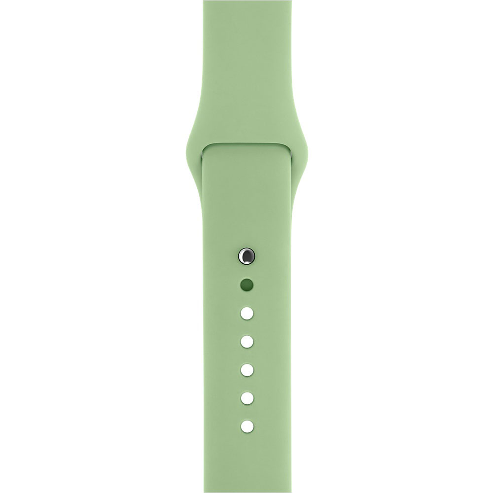Ремешок для Apple Watch спортивный "Sport", размер 38-40 mm, цвет бледно зеленый