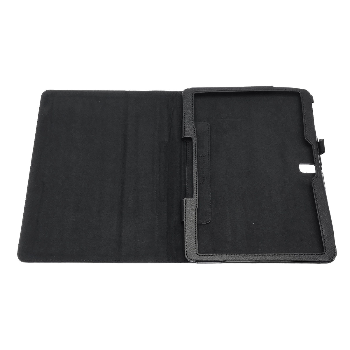 Чехол книжка для SAMSUNG Galaxy Tab S 10.5 (SM-T800, SM-T805), экокожа, цвет черный.