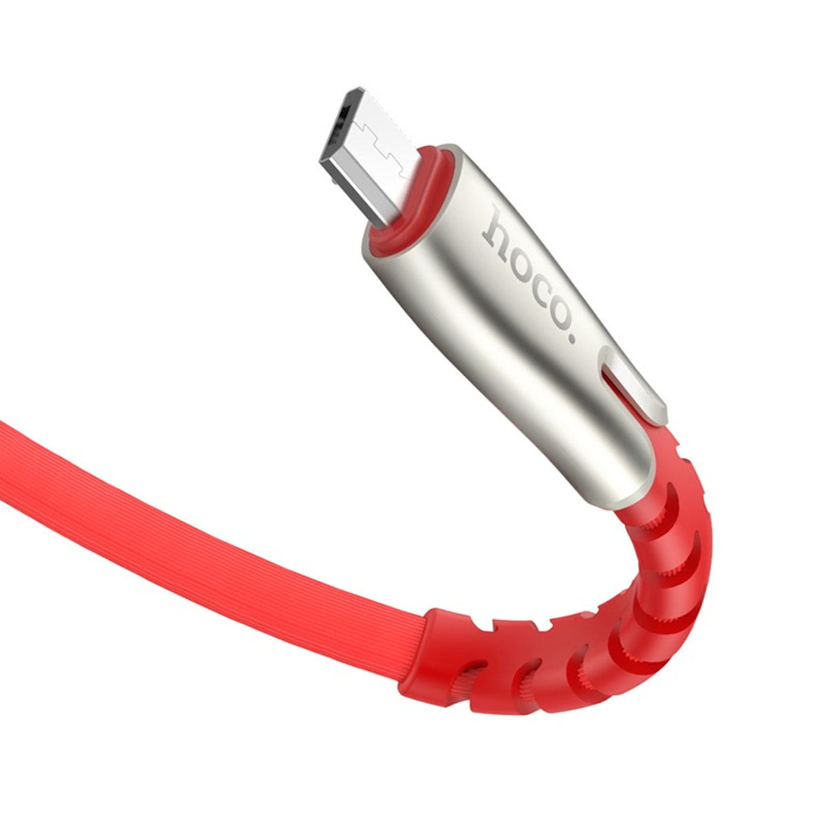 Кабель HOCO U58 Core Micro USB, 2.4A, длина 1.2 метра, цвет красный
