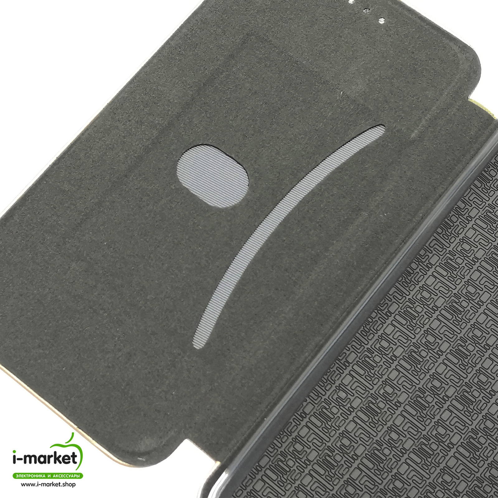 Чехол книжка STYLISH для SAMSUNG Galaxy M30s, M21, M31, экокожа, визитница, цвет золотистый.