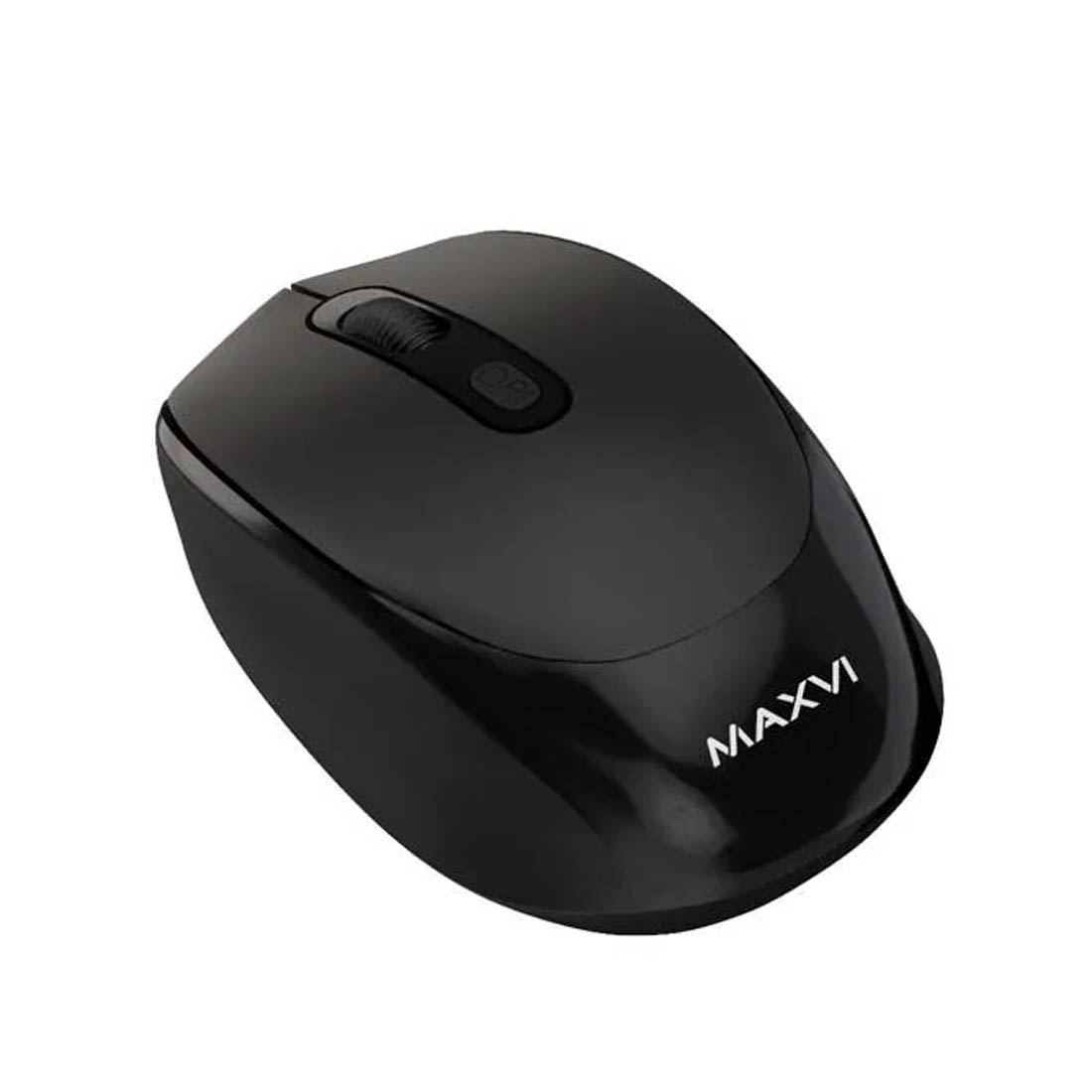 Мышь беспроводная MAXVI MWS-01, оптическая, 1600 DPI, цвет черный