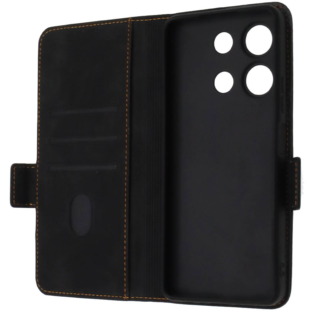 Чехол книжка NICE для INFINIX Note 30, экокожа, визитница, цвет черный