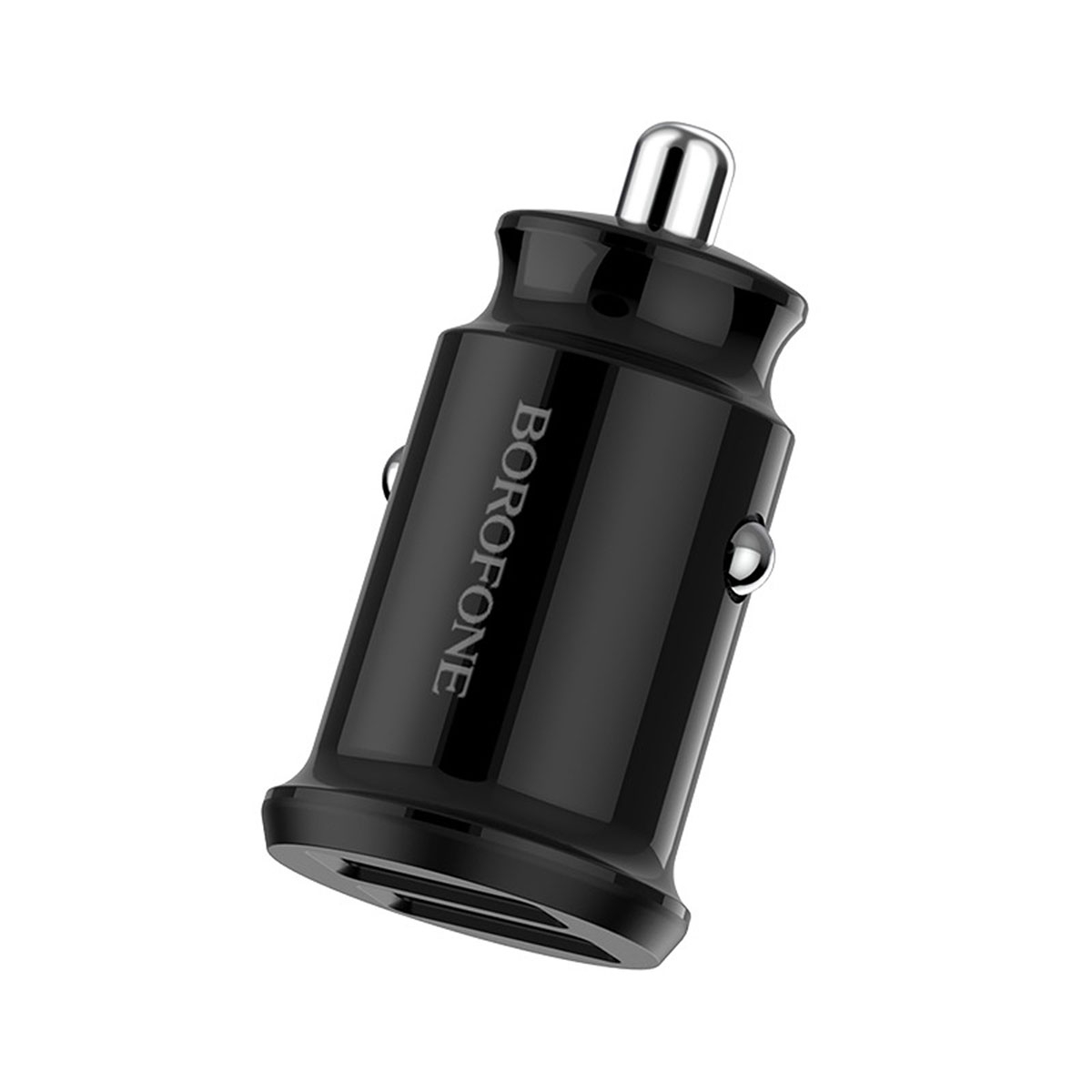 АЗУ (Автомобильное зарядное устройство) BOROFONE BZ8 MaxRide, с двумя USB портами, 2.4 А, цвет черный.