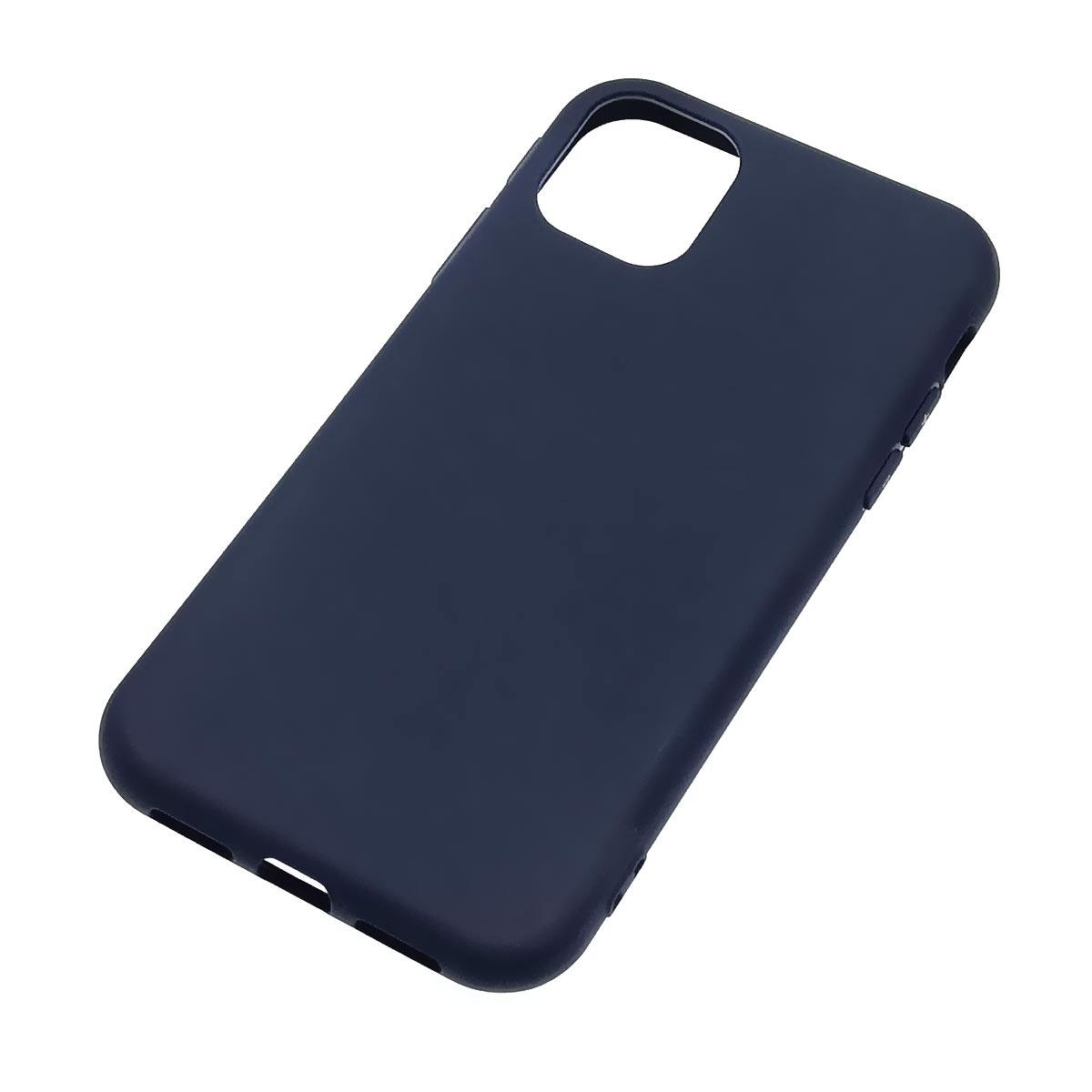 Чехол накладка для APPLE iPhone 11, силикон, матовый, цвет синий кобальт