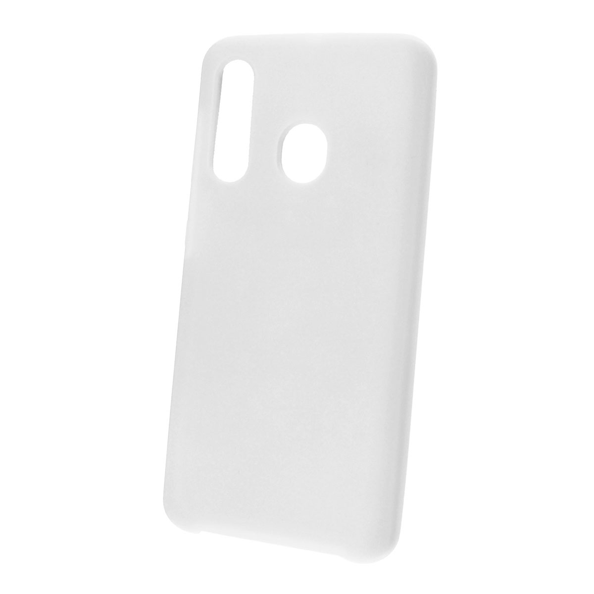 Чехол накладка Silicon Cover для SAMSUNG Galaxy A60 2019 (SM-A605), Galaxy M40 (SM-M405), силикон, бархат, цвет белый.