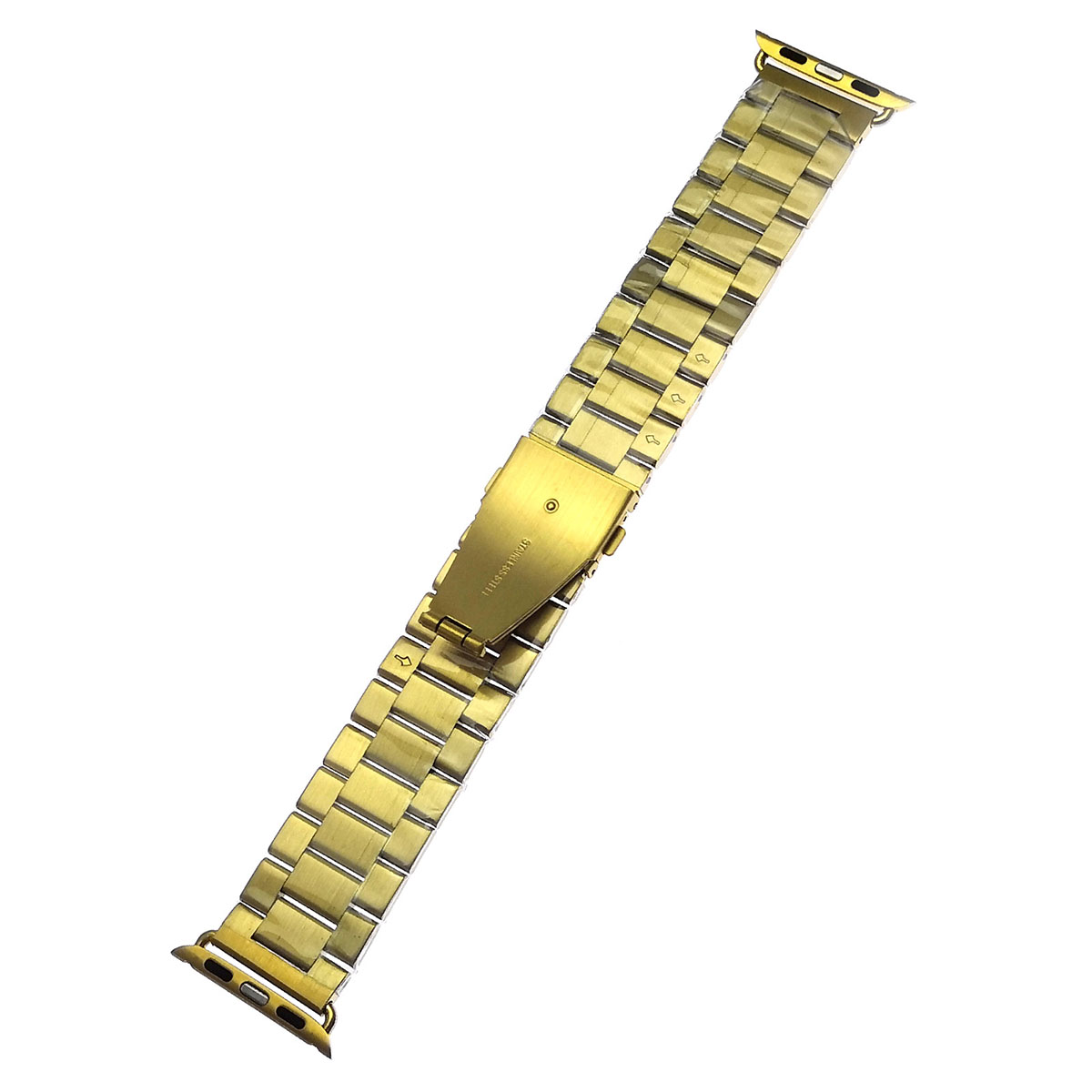 Ремешок для APPLE Watch 38 - 40 мм, цепное крупное плетение, цвет золотистый.